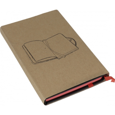 Logotrade promotional product image of: Notebook A6 ROSTOCK