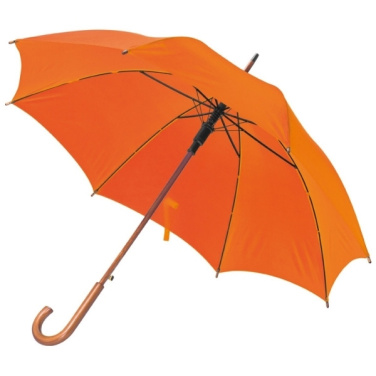 Logotrade promotional merchandise image of: Wooden automatic umbrella NANCY