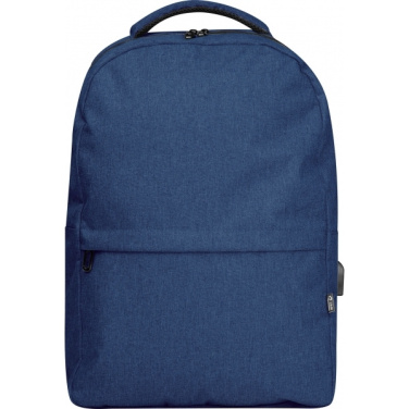 Logo trade promotional giveaway photo of: rPET backpack RIMINI