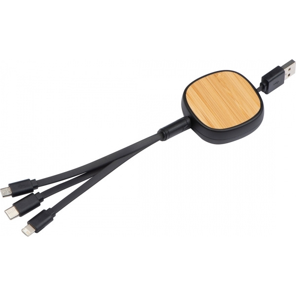 Logotrade promotional item image of: Charging cable STRASBOURG