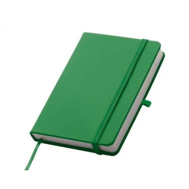Logo trade promotional merchandise image of: A6 note book LUBECK