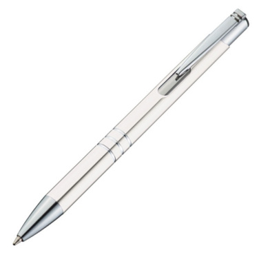 Logo trade promotional merchandise picture of: Metal ballpen ASCOT