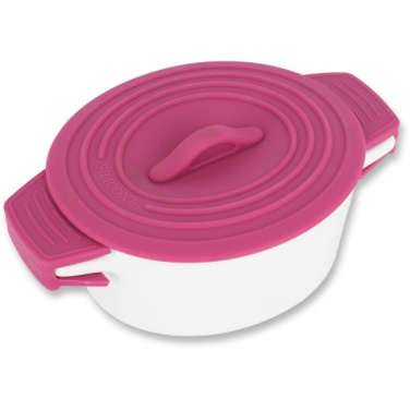 Logotrade promotional merchandise image of: Porcelain pot with silicone lid DELHI