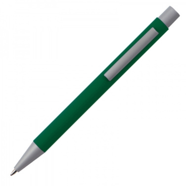 Logo trade corporate gifts image of: Metal ballpen soft touch ABU DHABI