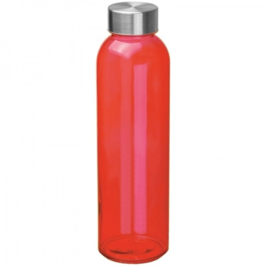 Logo trade business gifts image of: Glass bottle INDIANOPOLIS 550 ml