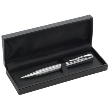 Logo trade business gift photo of: Metal ballpen CHESTER
