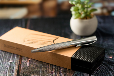Logo trade business gift photo of: Metal ballpen CHESTER