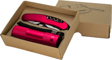 Logotrade promotional gifts photo of: Set torch and pocket knife DOVER