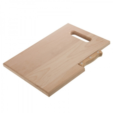 Logotrade promotional merchandise picture of: Wooden board with knife LIZZANO