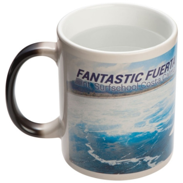 Logotrade promotional merchandise photo of: Colour-changing sublimation mug SIRMIONE 300 ml