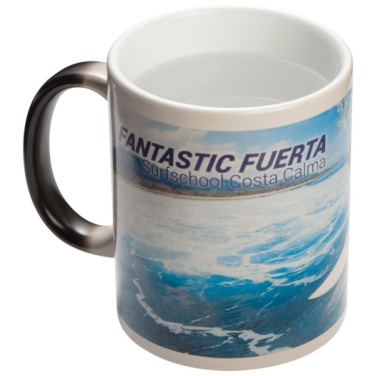 Logotrade promotional products photo of: Colour-changing sublimation mug SIRMIONE 300 ml