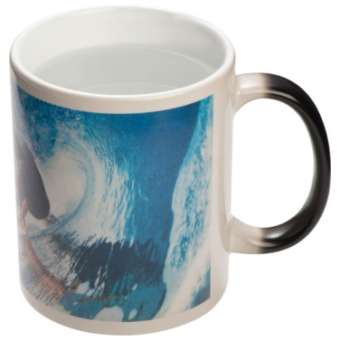 Logo trade promotional products image of: Colour-changing sublimation mug SIRMIONE 300 ml