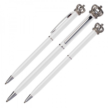 Logotrade promotional gift picture of: Metal ballpen KINGS PARK