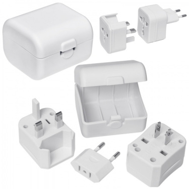 Logotrade promotional item image of: Travel adapter PERU