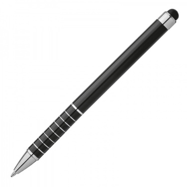Logotrade promotional merchandise image of: Metal ballpen with touch pen LUEBO