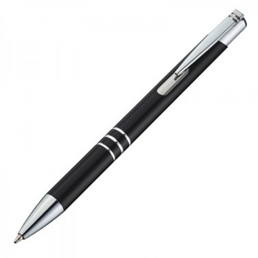 Logo trade advertising products image of: Metal writing set CLAREMONT