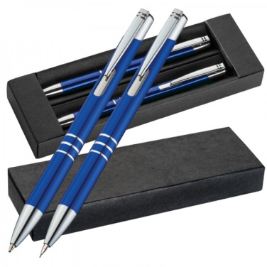 Logotrade advertising product picture of: Metal writing set CLAREMONT