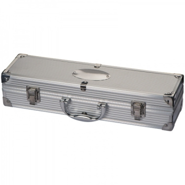 Logo trade promotional merchandise image of: Barbecue case OVAL PLATE