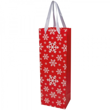 Logotrade promotional item image of: Wine bag in Christmas design LAPLAND