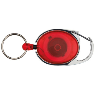 Logo trade advertising product photo of: Ski-Pass with Carabiner Keyring EMPLOYEE