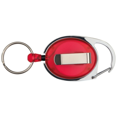Logo trade corporate gift photo of: Ski-Pass with Carabiner Keyring EMPLOYEE
