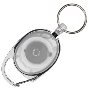 Logotrade promotional gift image of: Ski-Pass with Carabiner Keyring EMPLOYEE