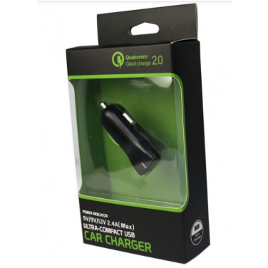 Logotrade promotional gift picture of: Car charger (Qualcomm Quick Charge 3.0)