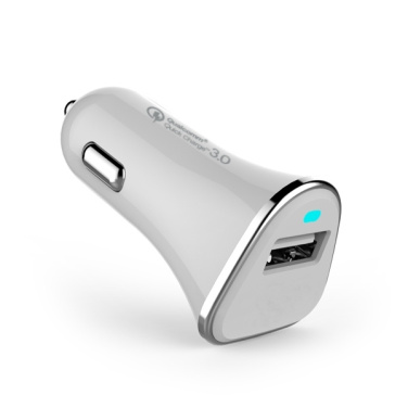 Logo trade promotional merchandise photo of: Car charger (Qualcomm Quick Charge 3.0)