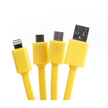 Logotrade promotional item image of: Personalized charging cable 3in1