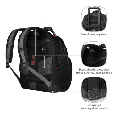 Logo trade advertising product photo of: Backpack Wenger Synergy 16''