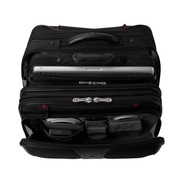 Logo trade corporate gifts image of: Wheeled business case Wenger Patriot 17''