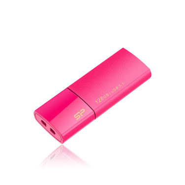 Logo trade advertising products image of: Pendrive Silicon Power 3.0 Blaze B05,pink
