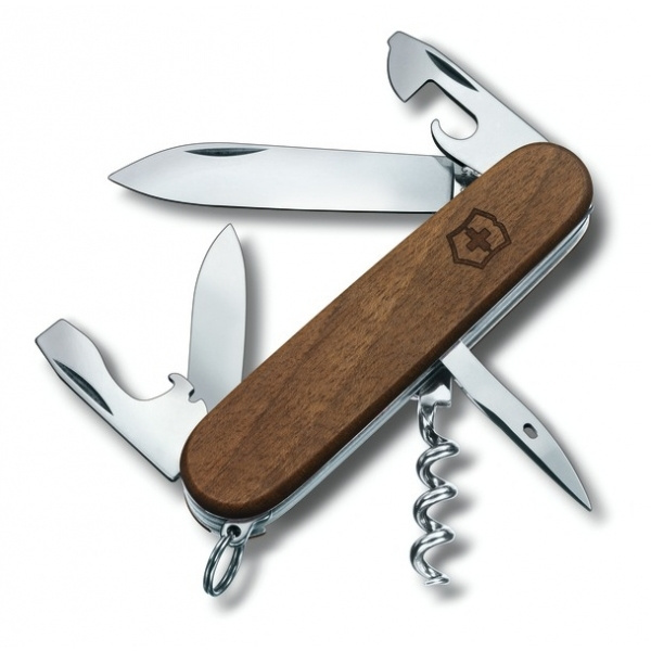 Logotrade promotional giveaway image of: Pocket Knife Spartan Wood Victorinox