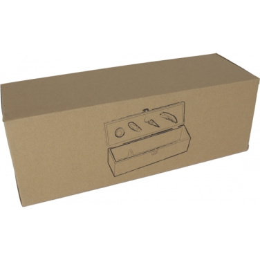 Logotrade promotional products photo of: Wooden wine box SAINT-ETIENNE