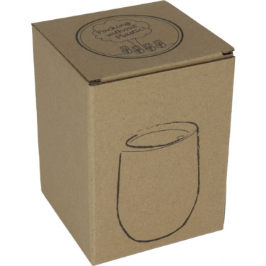 Logo trade business gift photo of: Stainless steel mug with wooden look BRIGHTON 380 ml