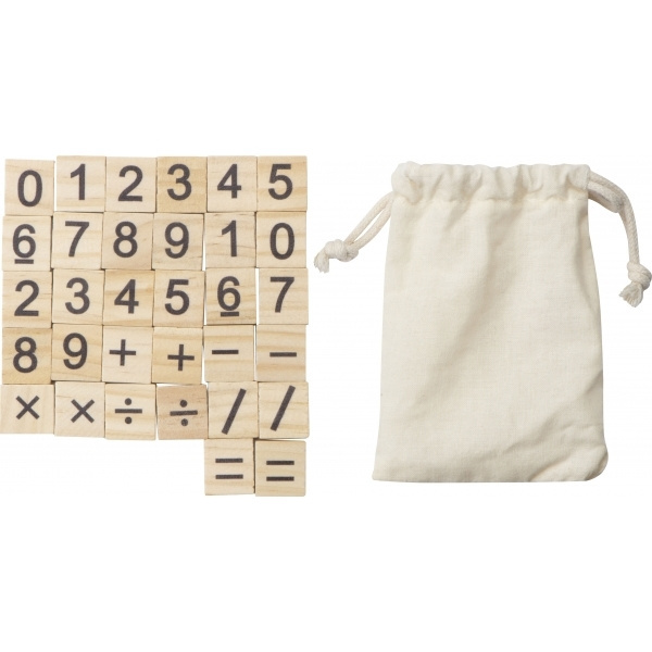 Logo trade promotional gift photo of: Wooden counting game LIBEREC