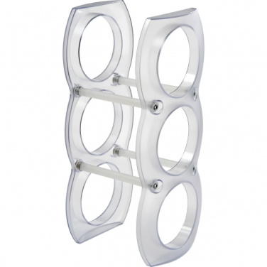 Logotrade corporate gifts photo of: Plastic wine rack MONTEGO BAY