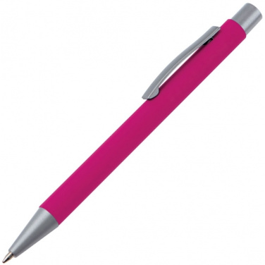 Logotrade business gift image of: Metal ballpen soft touch ABU DHABI