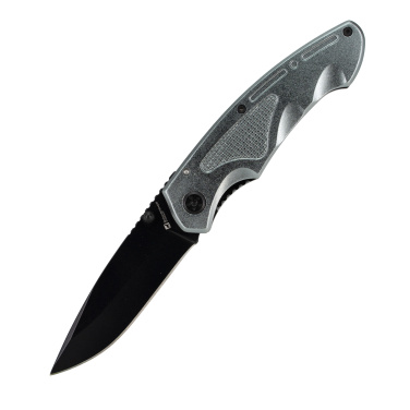 Logo trade promotional merchandise image of: Pocket knife MATRIX Schwarzwolf