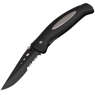 Logo trade promotional item photo of: Folding knife STYX Schwarzwolf