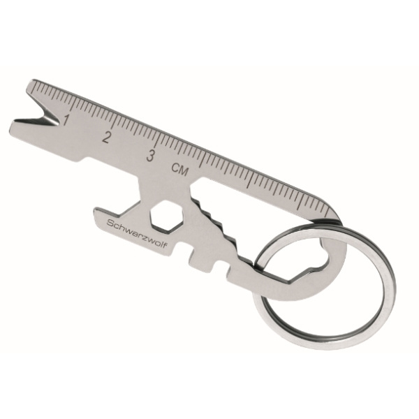Logotrade promotional product image of: Multifunctional keychain ATACAMA Schwarzwolf