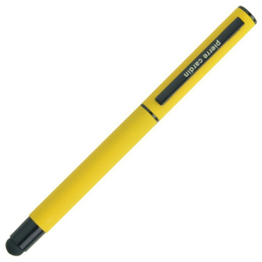 Logo trade promotional merchandise image of: Roller touch pen, soft touch CELEBRATION Pierre Cardin