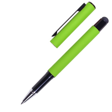 Logo trade promotional merchandise image of: Roller touch pen, soft touch CELEBRATION Pierre Cardin