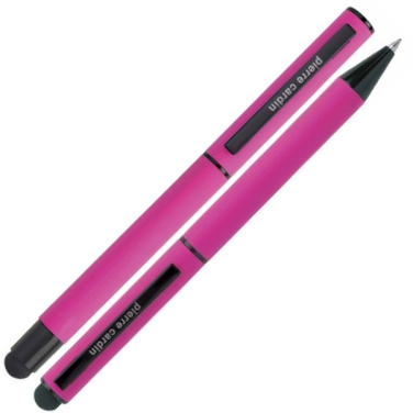 Logotrade promotional product image of: Writing set touch pen, soft touch CELEBRATION Pierre Cardin