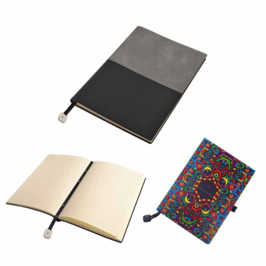Logo trade promotional merchandise picture of: Notepad A5 REPORTER Pierre Cardin