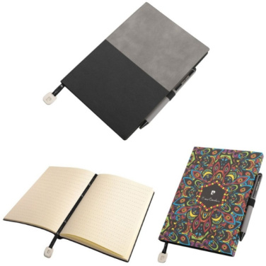 Logo trade promotional merchandise photo of: Notepad A5 & ballpoint pen REPORTER Pierre Cardin