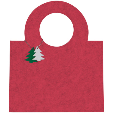 Logo trade promotional giveaway photo of: X-mas bag felt OSORNO