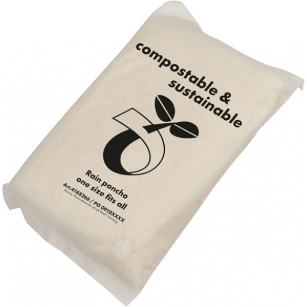 Logotrade promotional merchandise photo of: Rain poncho FLEURUS