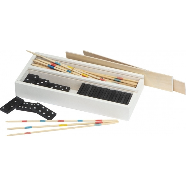 Logotrade promotional item image of: Mikado and Domino Game FOLIGNO