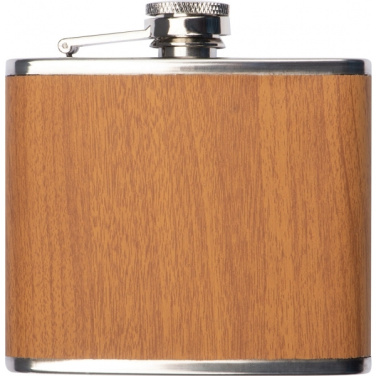 Logo trade promotional giveaways image of: Hip flask HOOGSTRATEN 170 ml